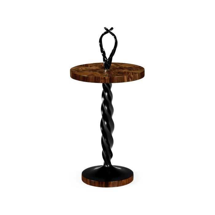 Black Barleytwist Drinks Table