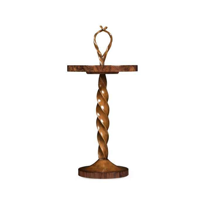 Walnut Barleytwist Drinks Table