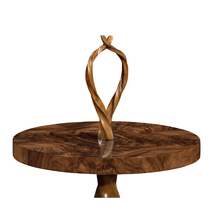 Walnut Barleytwist Drinks Table