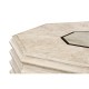 Octagon limed acacia coffee table