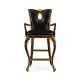 Mahogany Brown Barstool (Arm)