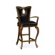 Mahogany Brown Barstool (Arm)