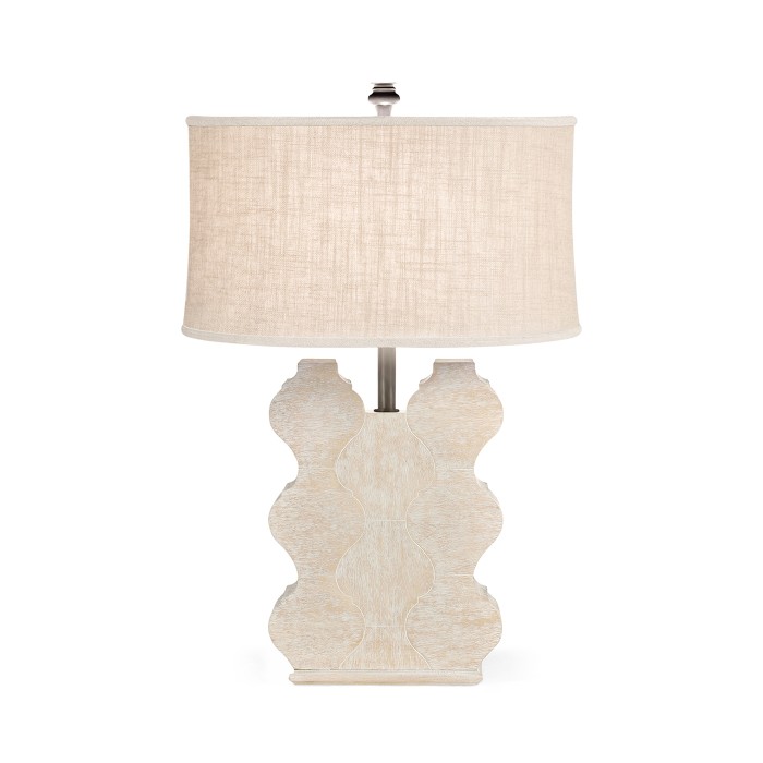 Limed Acacia Table Lamp