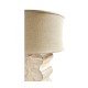 Limed Acacia Table Lamp