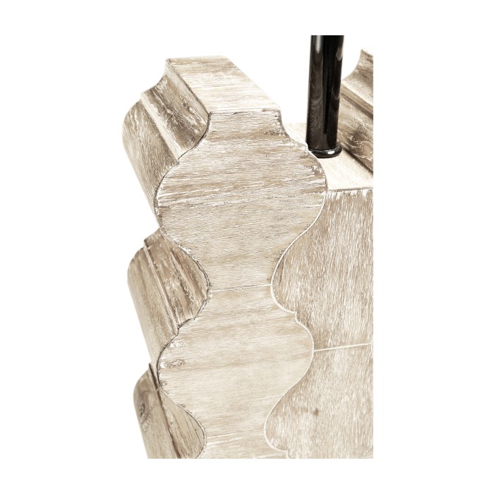 Limed Acacia Table Lamp