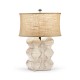 Limed Acacia Table Lamp