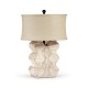 Limed Acacia Table Lamp