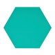 Hexagon lamp table (Aruba Blue)