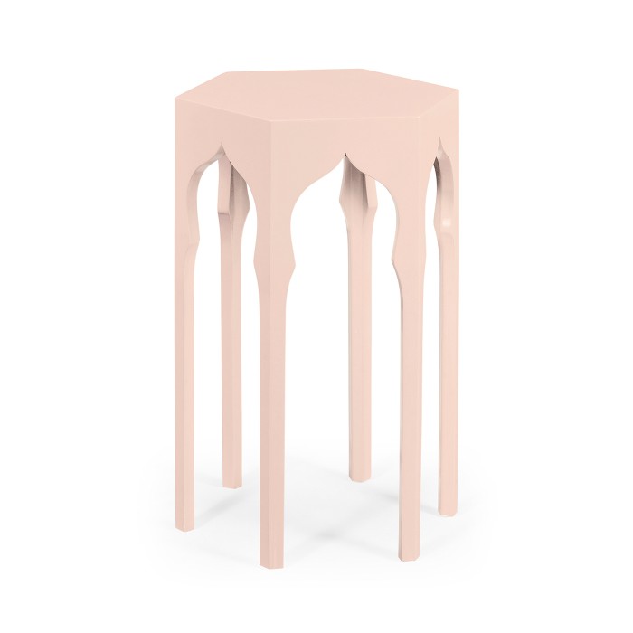 Hexagon lamp table (Ballet Slipper)