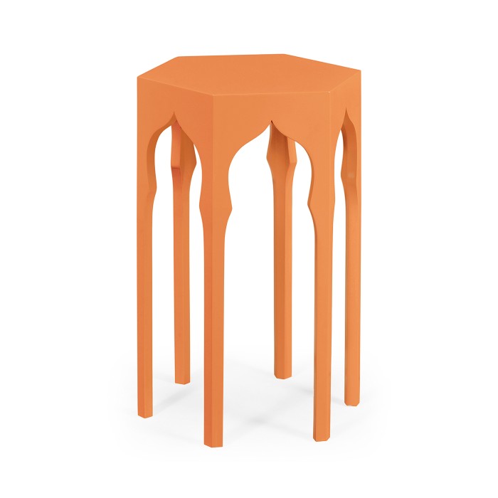 Hexagon lamp table (Pumpkin Cream)