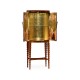 Walnut Barleytwist Drinks Cabinet