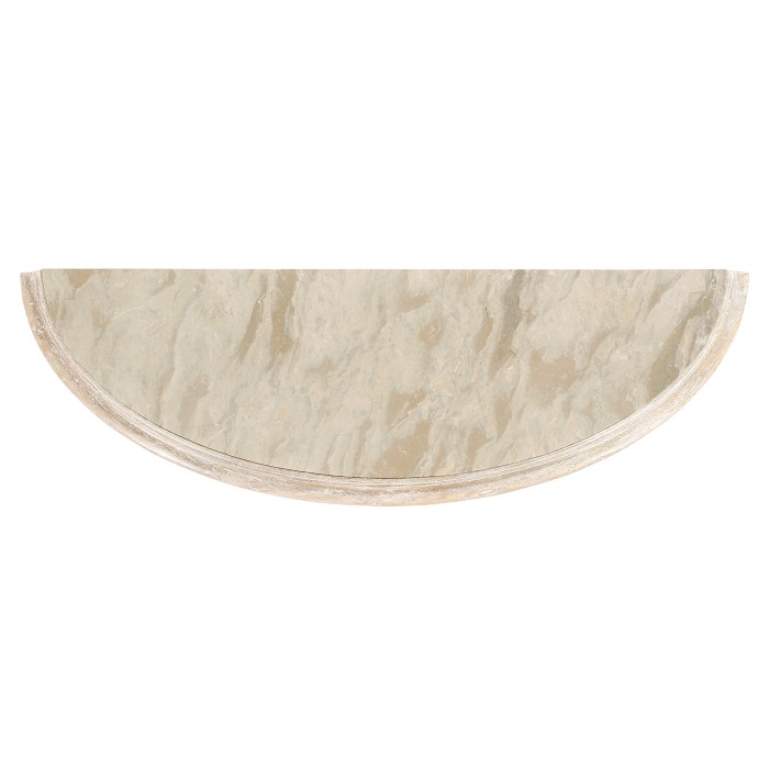 Demilune Console Table in Limed Acacia