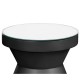 Charoal round wine table
