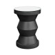 Charoal round wine table