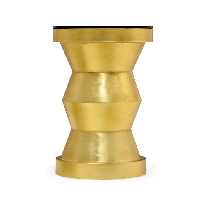 Gilded round wine table