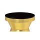 Gilded round wine table