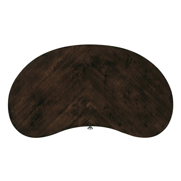 Black Eucalyptus Kidney Shaped Side Table