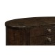 Black Eucalyptus Kidney Shaped Side Table