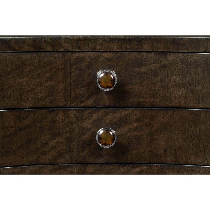 Black Eucalyptus Kidney Shaped Side Table