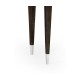 Black Eucalyptus Kidney Shaped Side Table