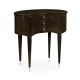 Black Eucalyptus Kidney Shaped Side Table