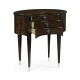 Black Eucalyptus Kidney Shaped Side Table