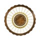 Camden Round Brass Centre Table