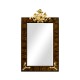 Hallway mirror with gilded carving