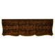 Console table with gilded carving