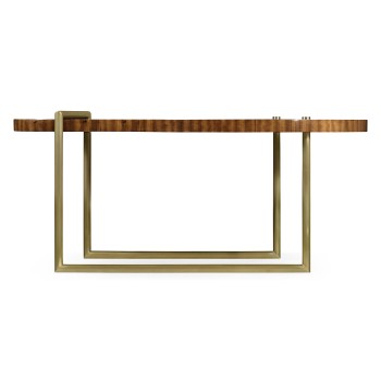 Mid-century asymmetric coffee table