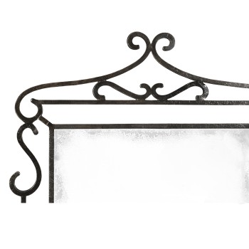 Wrought-iron mirror