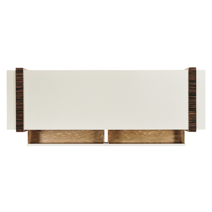 Great White faux Croc console