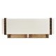 Great White faux Croc console