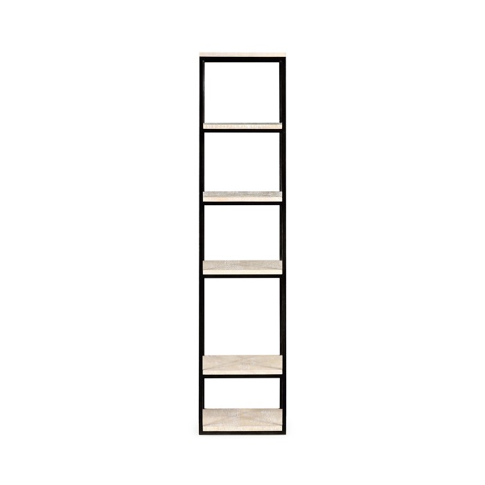 5 tiered étagère in limed acacia