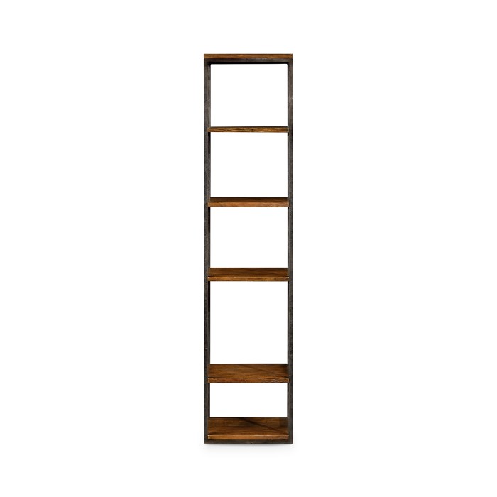 5 tiered étagère in rustic walnut