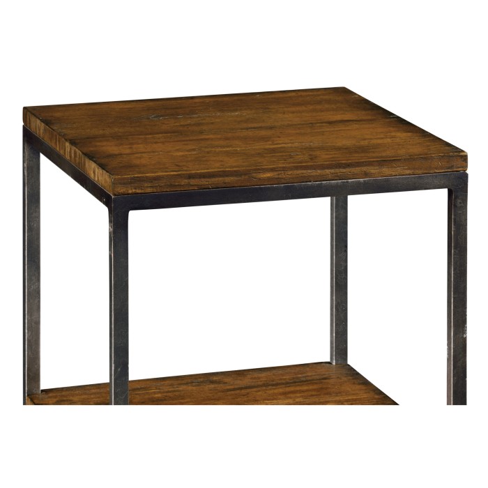 5 tiered étagère in rustic walnut