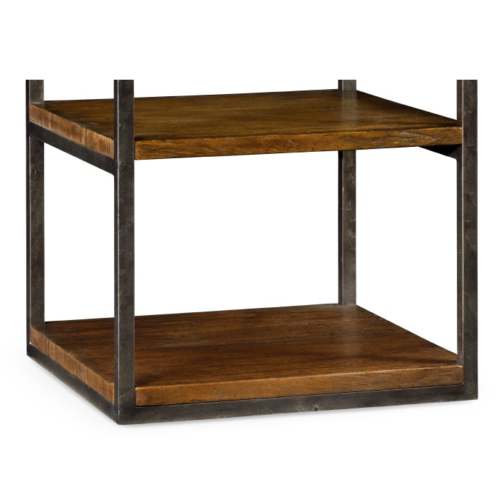 5 tiered étagère in rustic walnut