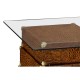Choc faux Croc valise desk