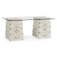 Great White faux Croc valise desk