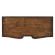 Chest of drawers in rustic walnut