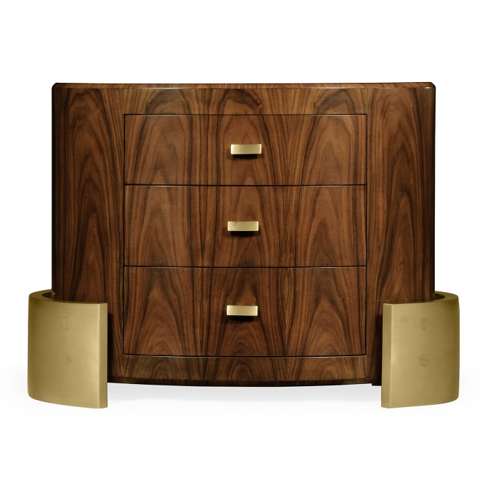 Small oval chest of drawers