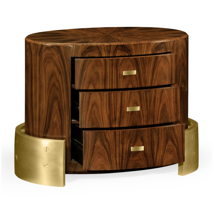 Small oval chest of drawers