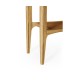 Architects Console Table with Drawers Ang Glass Top