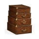 Choc faux Croc valise table