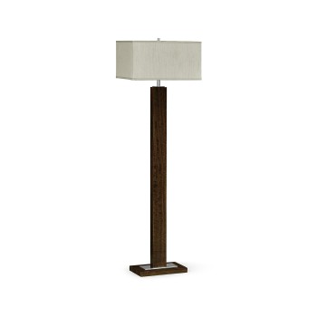 Black Eucalyptus Rectangular Floor Lamp