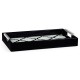 Rectangular Black & Eggshell Tray