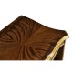 Mahogany & Gilded Nightstand