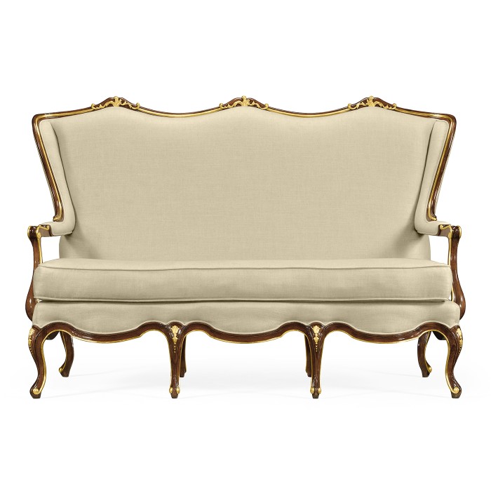 Classical Bench with Gilt Carved Detailing