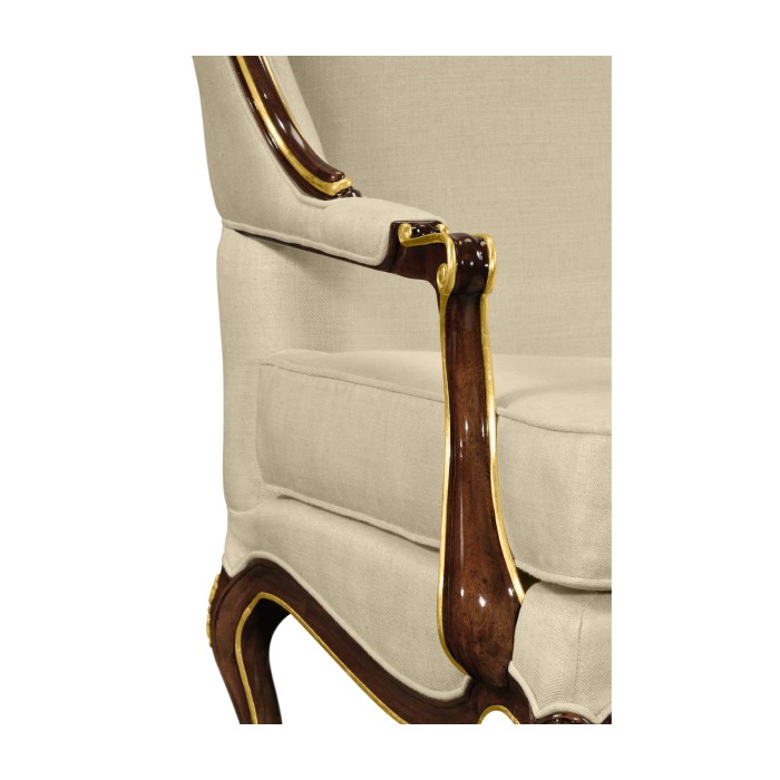 Classical Bench with Gilt Carved Detailing