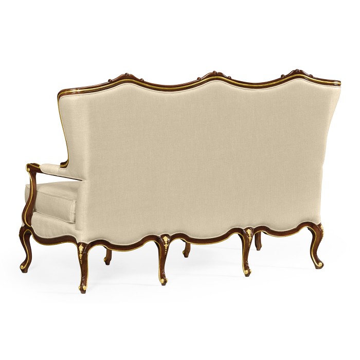 Classical Bench with Gilt Carved Detailing